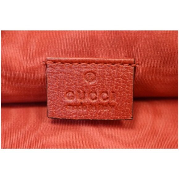 GUCCI  Linea Merida Web Stripe Canvas Zip Pouch Multicolor 524788 - Picture 10 of 11